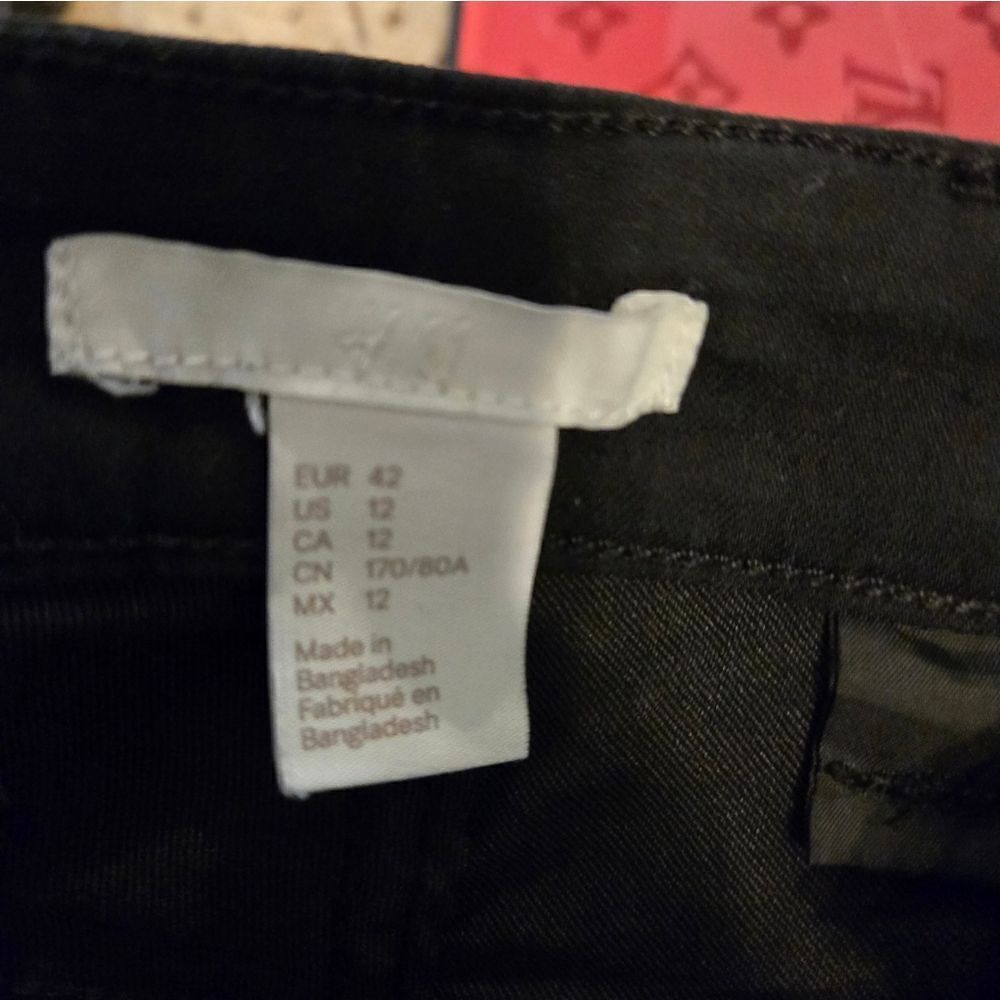 H&M Black Stretch Flare Jeans - Picture 5 of 6